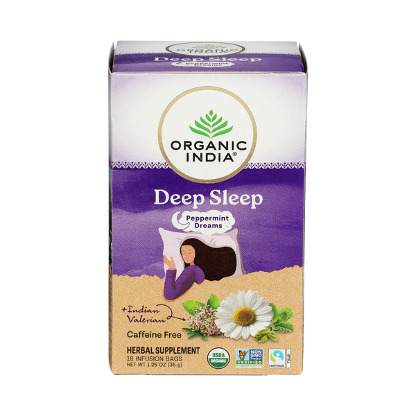 ORGANIC INDIA: Deep Sleep Herbal Tea, 18 bg