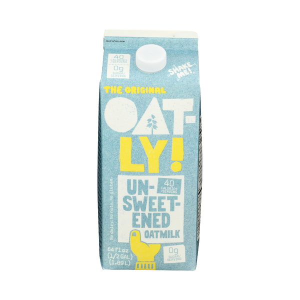 OATLY: Unsweetened Oatmilk, 64 fo