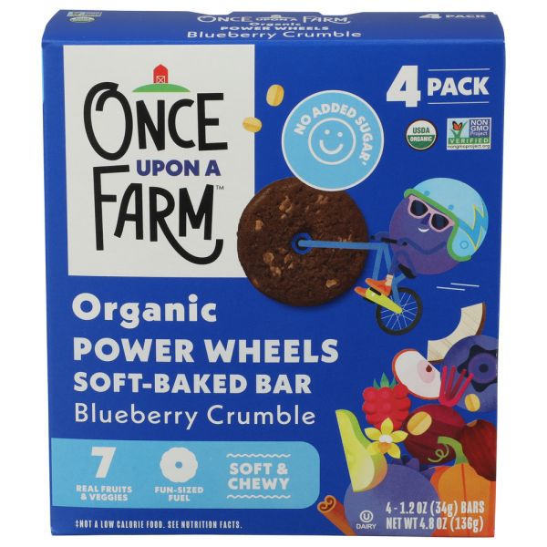 ONCE UPON A FARM: Blueberry Crumble Power Wheels, 4.8 oz