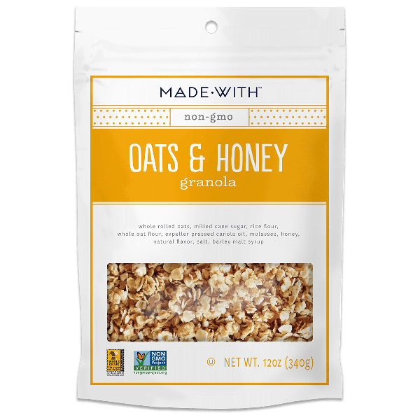 MADE WITH: Oats and Honey Granola, 12 oz