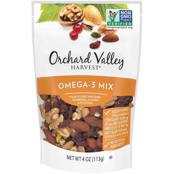 ORCHARD VALLEY HARVEST: Omega 3 Mix, 4 oz