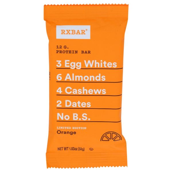 RXBAR: Orange Protein Bars, 1.83 oz