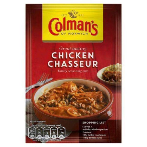 COLMANS: Chicken Chasseur Seasoning Mix, 1.5 oz