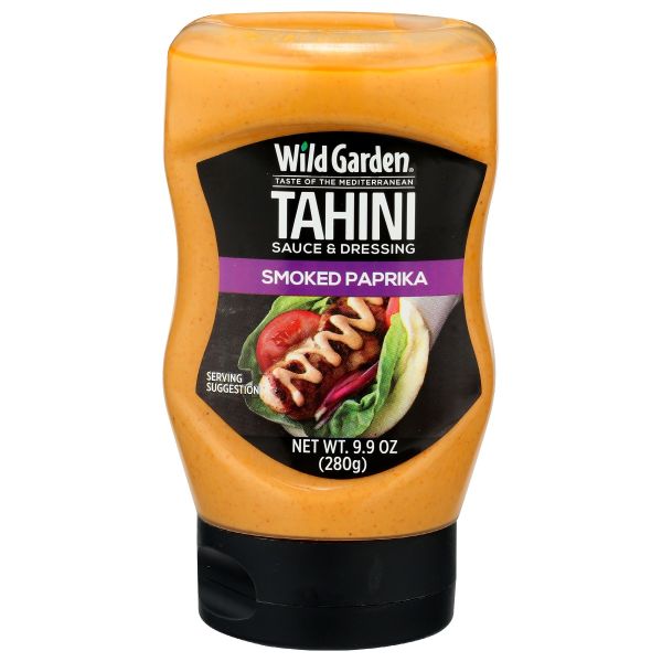 WILD GARDEN: Sauce and Dressing Smoked Paprika Tahini, 9.9 oz