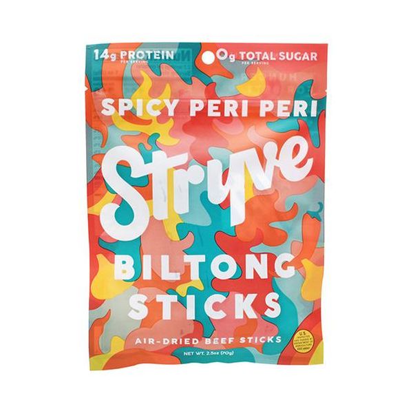 STRYVE PROTEIN SNACKS: Spicy Peri Peri Mini Sticks, 2.5 oz