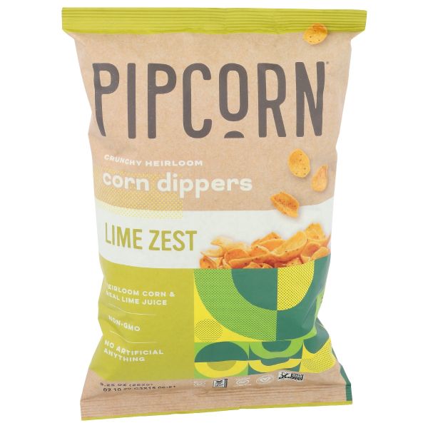 PIPCORN: Lime Zest Corn Dipper, 9.25 oz