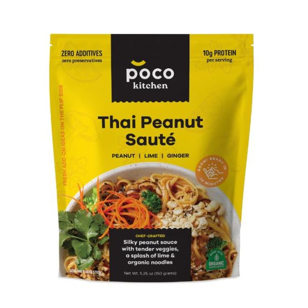 POCO KITCHEN: Thai Peanut Saute Noodle, 5.25 oz