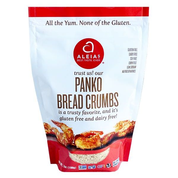 ALEIAS: Gluten Free Panko Bread Crumbs, 7 oz