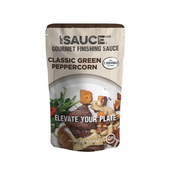 LE SAUCE & CO: Classic Green Peppercorn Sauce, 4.5 oz