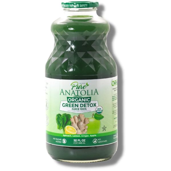 PURE ANATOLIA: Organic Green Detox Juice, 32 fo
