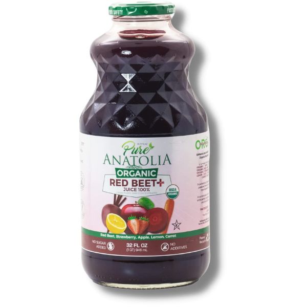 PURE ANATOLIA: Organic Red Beet Plus Juice, 32 fo