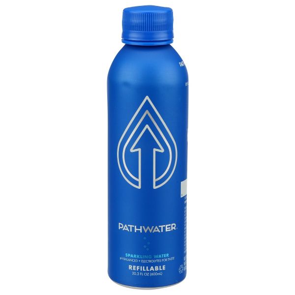 PATHWATER: Sparkling Water, 20.3 fo