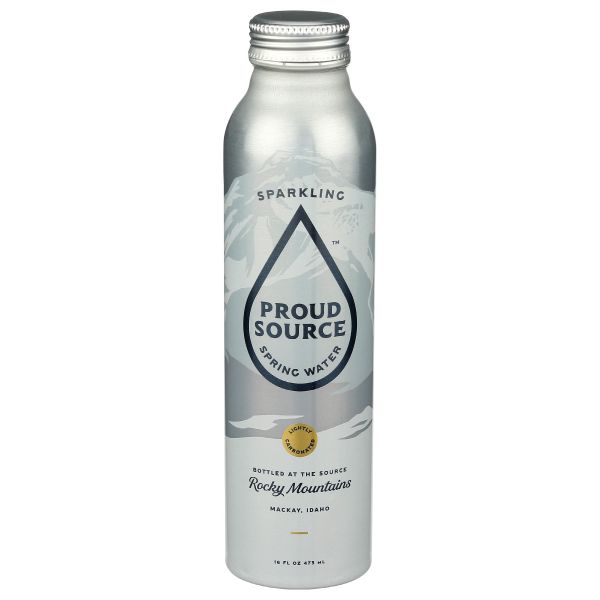 PROUD SOURCE: Rocky Mountain Sparkling Spring Water, 16 fo