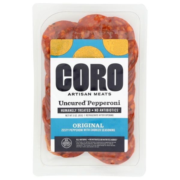CORO FOODS: Original Pepperoni Sliced Pack, 3 oz