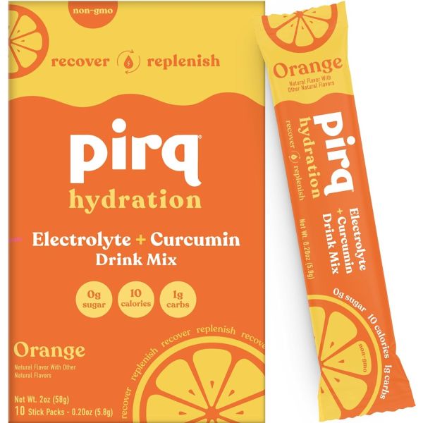 PIRQ: Orange Hydration Drink Mix, 10 pk