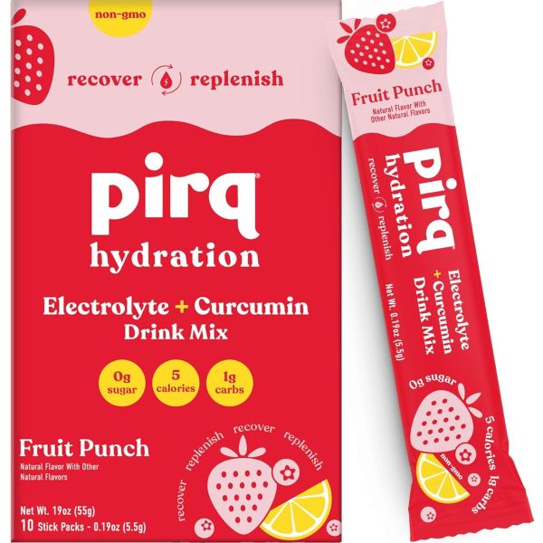 PIRQ: Fruit Punch Hydration Drink Mix, 10 pk