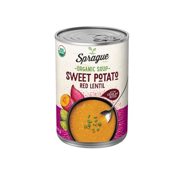 SPRAGUE: Organic Sweet Potato Red Lentil Soup, 14.5 oz