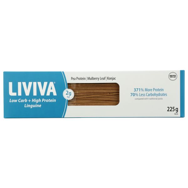 LIVIVA: Low Carb Keto Linguine Pasta, 7.05 oz