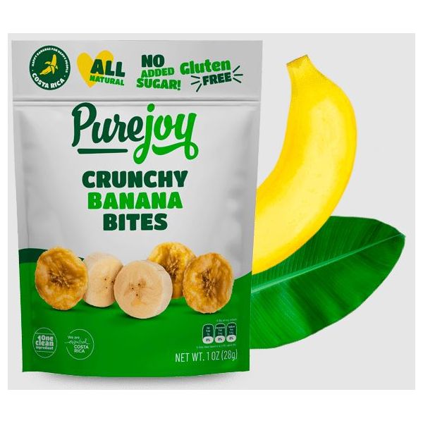 PUREJOY: Crunchy Banana Bites, 1 oz