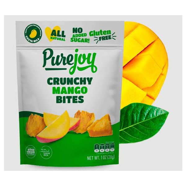 PUREJOY: Crunchy Mango Bites, 1 oz