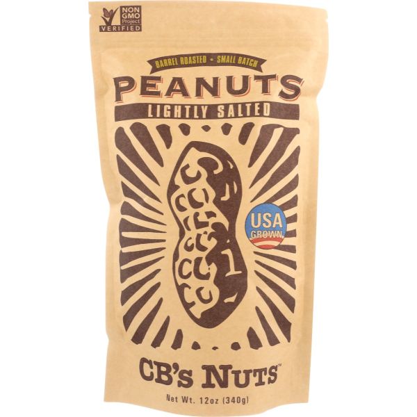 CBS NUTS: Lightly Salted Peanuts, 12 oz