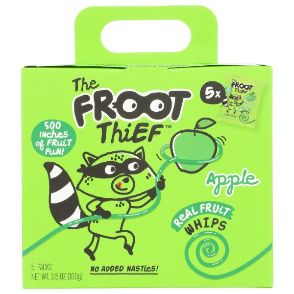 THE FROOT THIEF: Apple Fruit Whip 5Pk, 3.5 oz