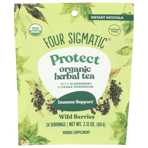 FOUR SIGMATIC: Protect Organic Herbal Tea, 2.12 oz