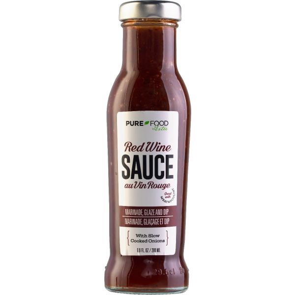 PURE FOOD BY ESTEE: Ultimate Red Wine Sauce, 9.9 oz