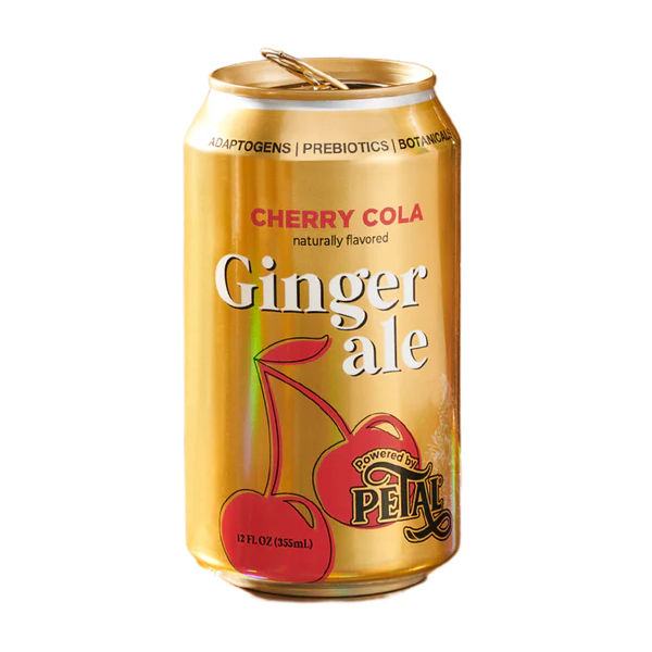 PETAL: Cherry Cola Ginger Ale Soda, 12 fo