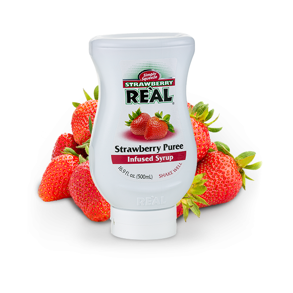 COCO REAL: Strawberry Real, 16.9 fo