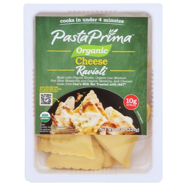 PASTA PRIMA: Organic Cheese Ravioli, 8 oz