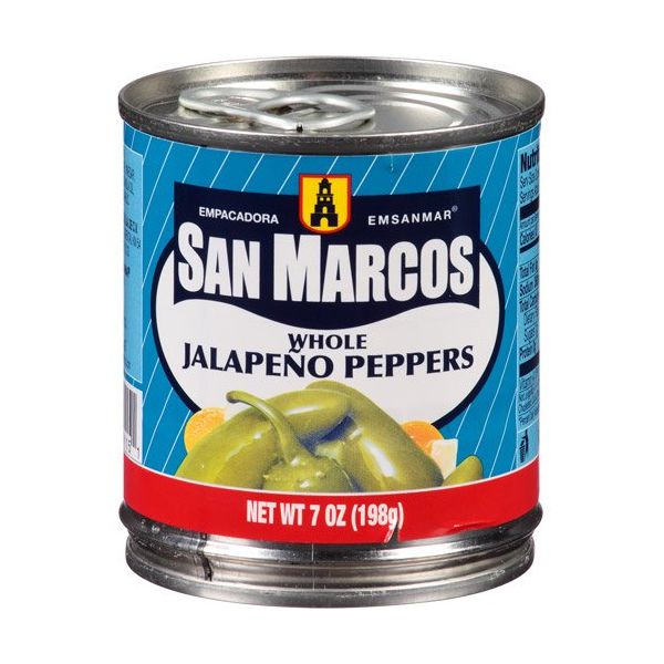SAN MARCOS: Whole Jalapeno Peppers, 7 oz