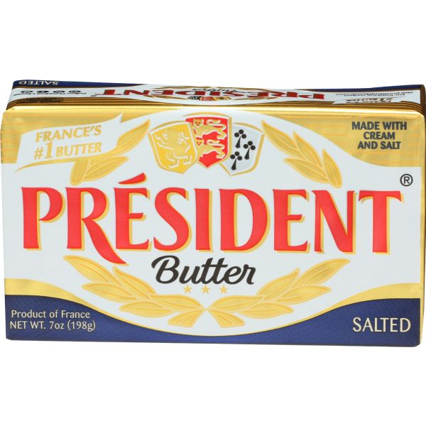 PRESIDENT: Salted Butter, 7 oz