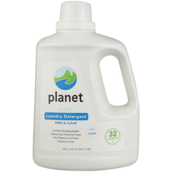 PLANET: Ultra Laundry Detergent Free and Clear, 100 fo