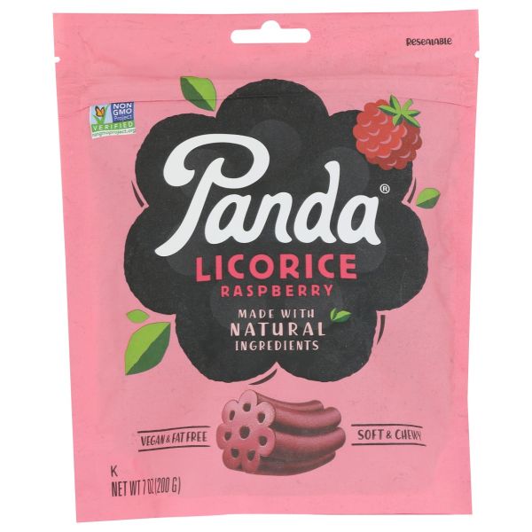 PANDA: All Natural Raspberry Licorice, 7 oz