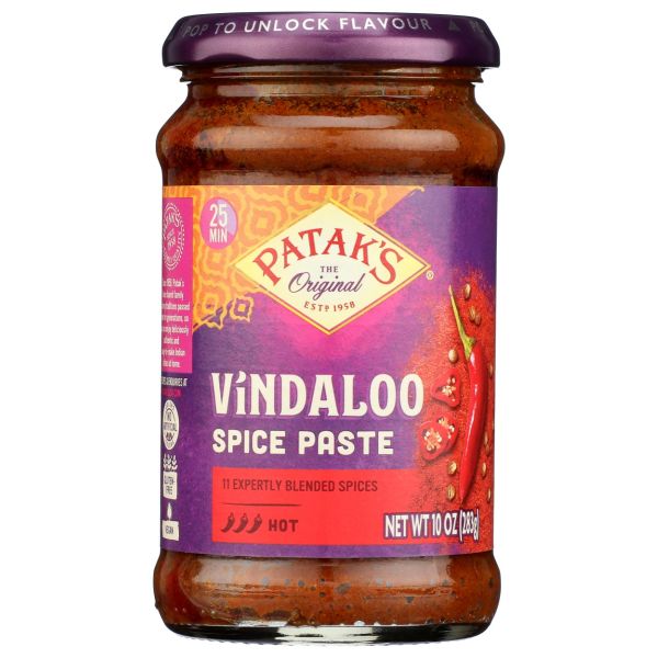 PATAKS: Vindaloo Curry Spice Paste, 10 oz