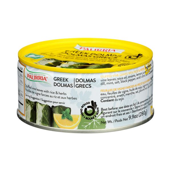 PALIRRIA: Vine Leaves Stuffed with Rice, 10 oz