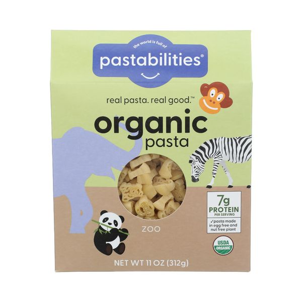 PASTABILITIES: Organic Zoo Kids Pasta, 12 oz