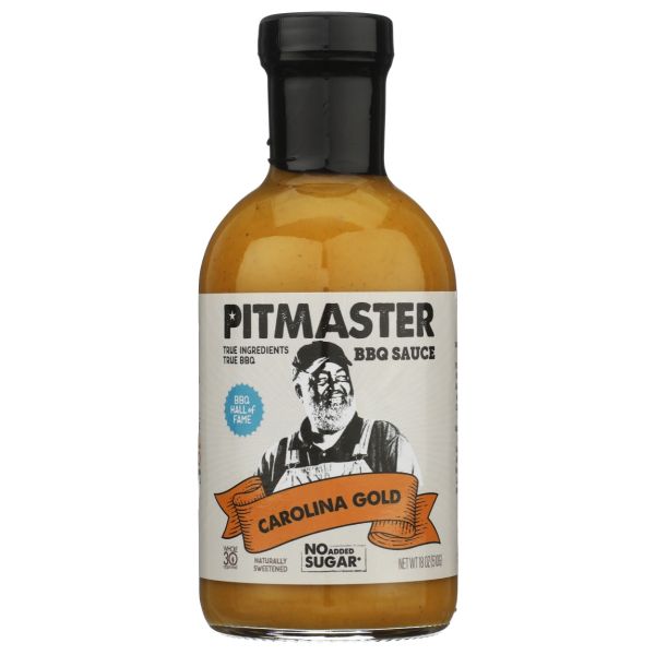 TRUE FOODS: Pitmaster Carolina Gold Bbq Sauce, 18 oz