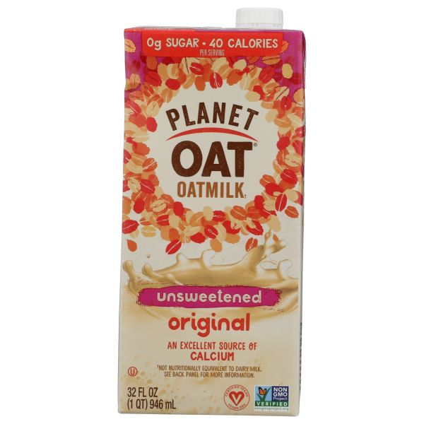 PLANET OAT: Unsweetened Original Oatmilk, 32 fo