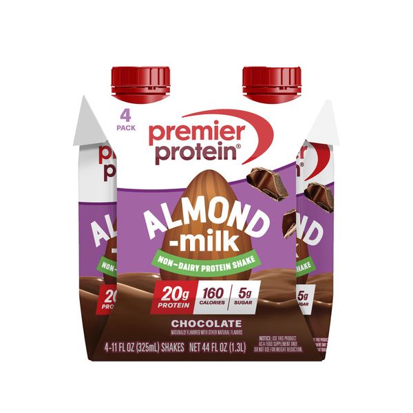 PREMIER PROTEIN: Chocolate Almondmilk 4 Count, 44 fo