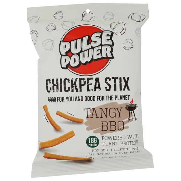 PULSE POWER: Tangy Bbq Chickpea Stix, 3 oz