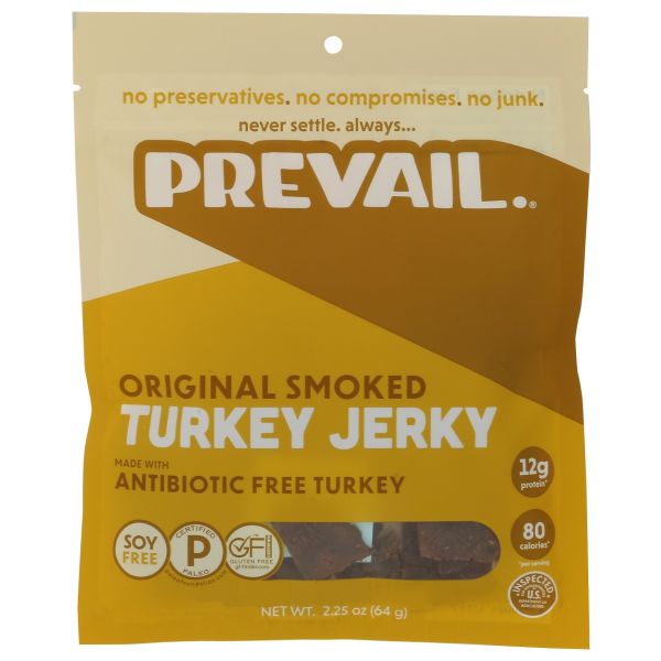 PREVAIL: Original Turkey Jerky, 2.25 oz