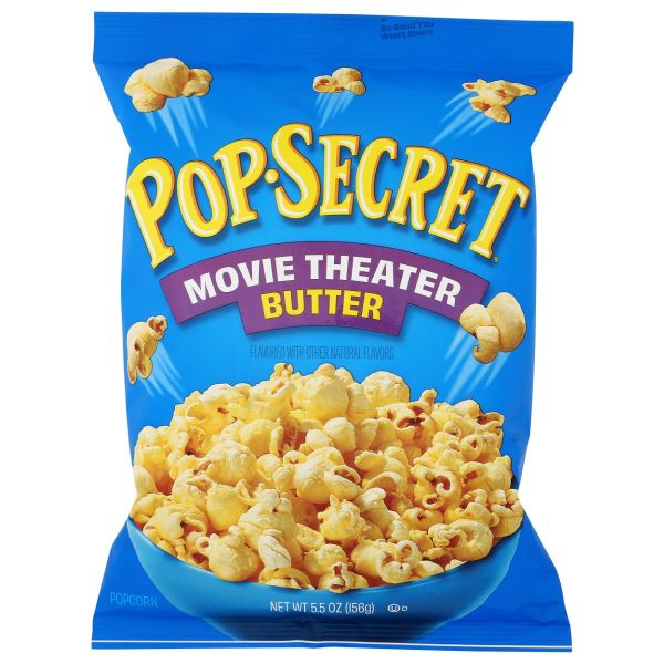 POPSECRET: Ready To Eat Movie Theater Butter Popcorn, 5.5 oz