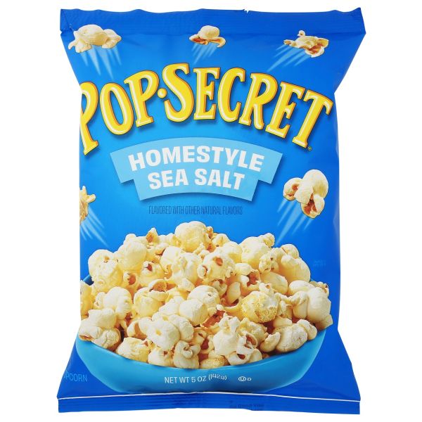 POPSECRET: Ready To Eat Homestyle Sea Salt Popcorn, 5 oz
