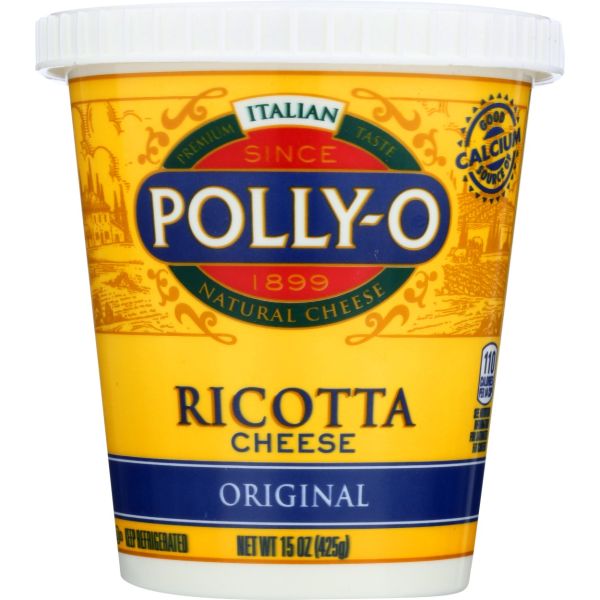POLLY O: Original Ricotta Cheese, 15 oz