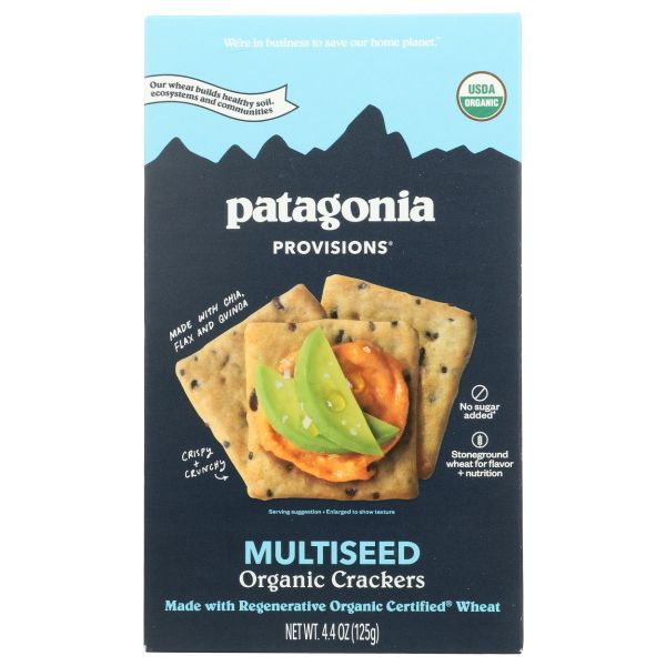 PATAGONIA PROVISIONS: Organic Multiseed Crackers, 4.4 oz