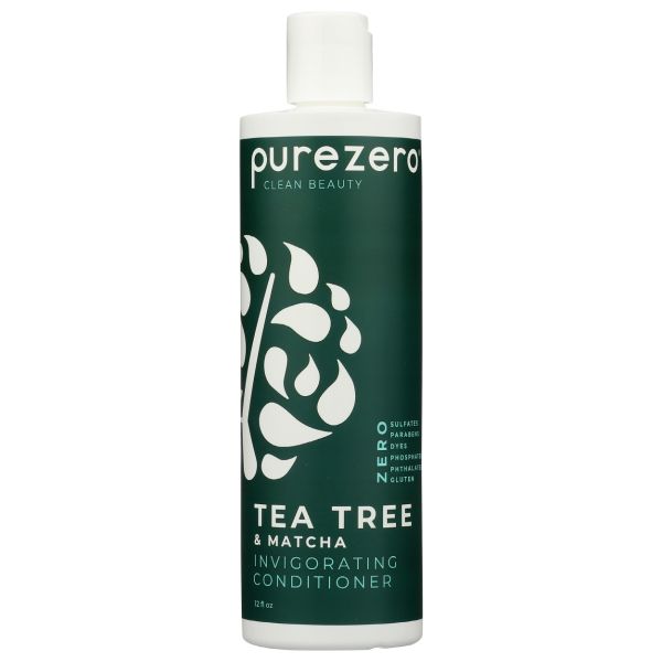 PUREZERO: Tea Tree and Matcha Invigorating Conditioner, 12 oz