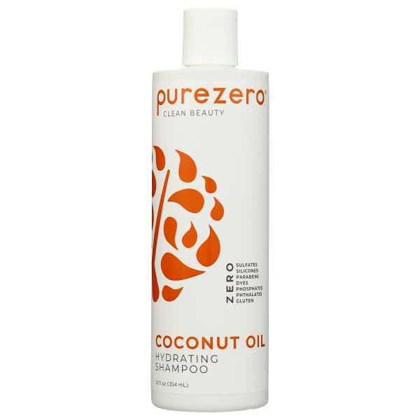 PUREZERO: Coconut Oil Hydrating Shampoo, 12 fo