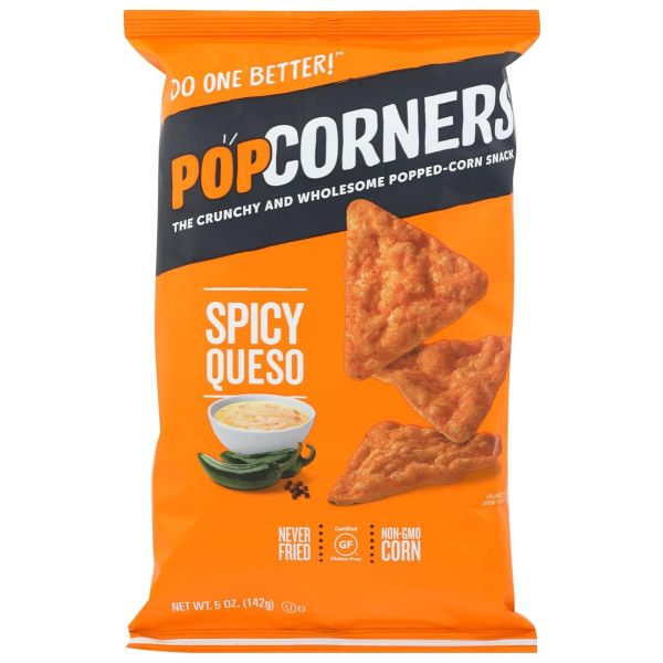 POPCORNERS: Spicy Queso Chips, 5 oz
